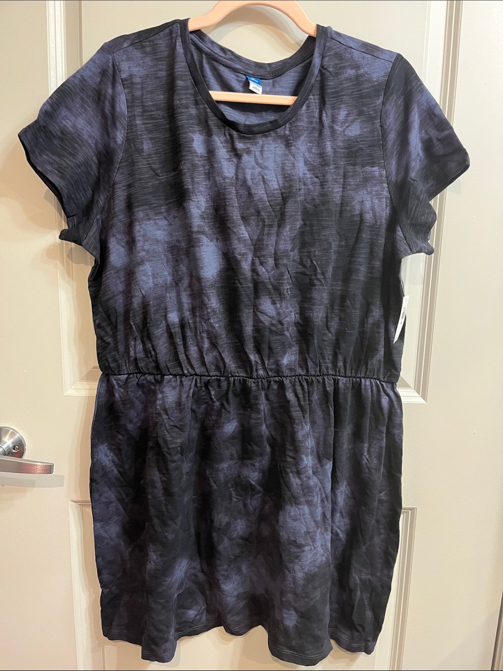 Old Navy Tie Dye Tshirt Dress with Cinched Waist